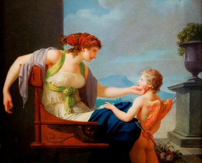 Venus y Cupido de Jean Baptiste Regnault
